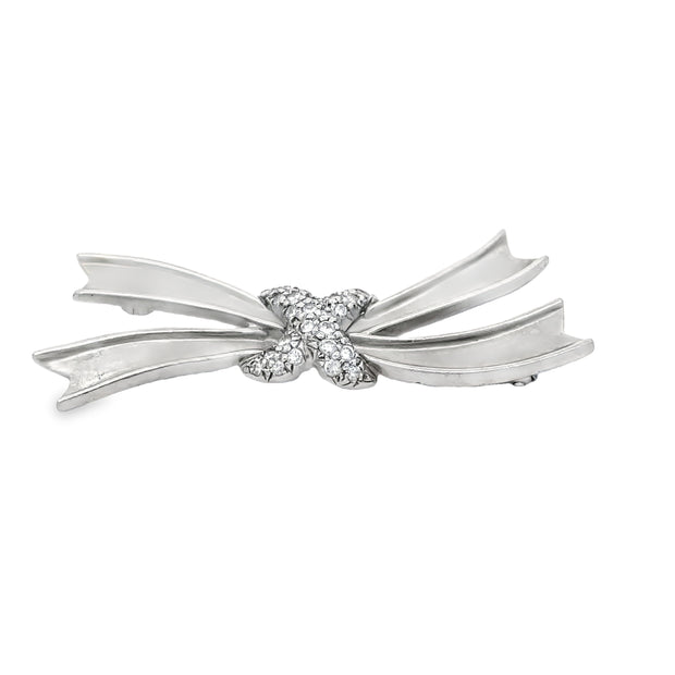 Platinum Diamond Fashion Pin