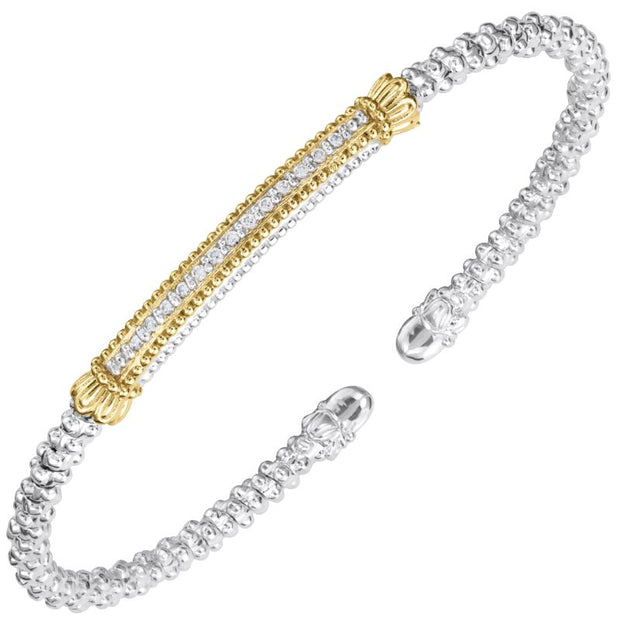 Vahan Sterling Silver & Yellow Gold Bracelet