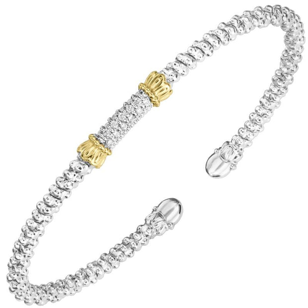 Vahan Sterling Silver & Yellow Gold Bracelet