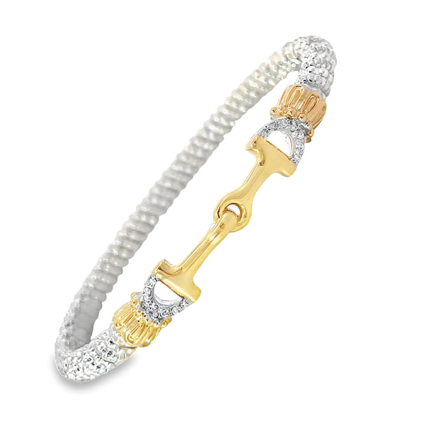 Vahan Sterling Silver & Yellow Gold Bracelet