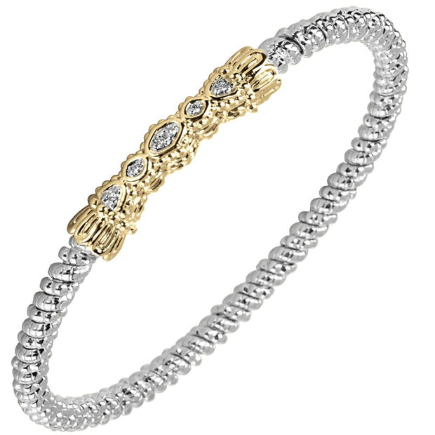 Vahan Sterling Silver & Yellow Gold Bracelet