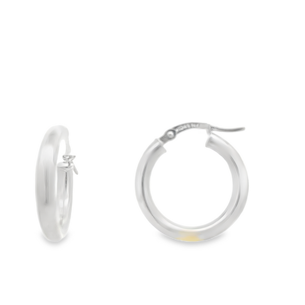 14 Karat White Gold Earrings