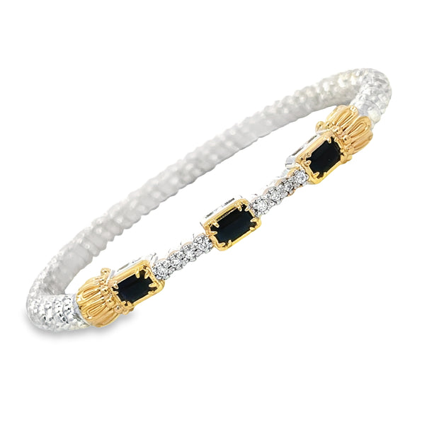 Vahan Sterling Silver & Yellow Gold Bracelet