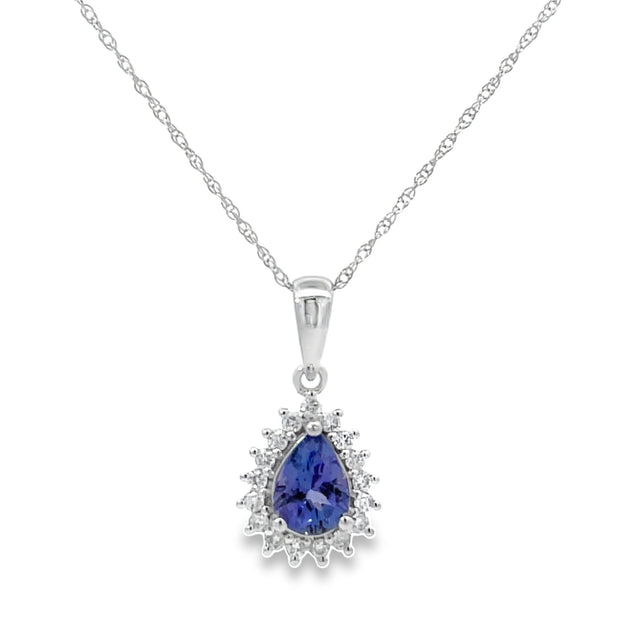 10 Karat Yellow Gold Tanzanite Pendant