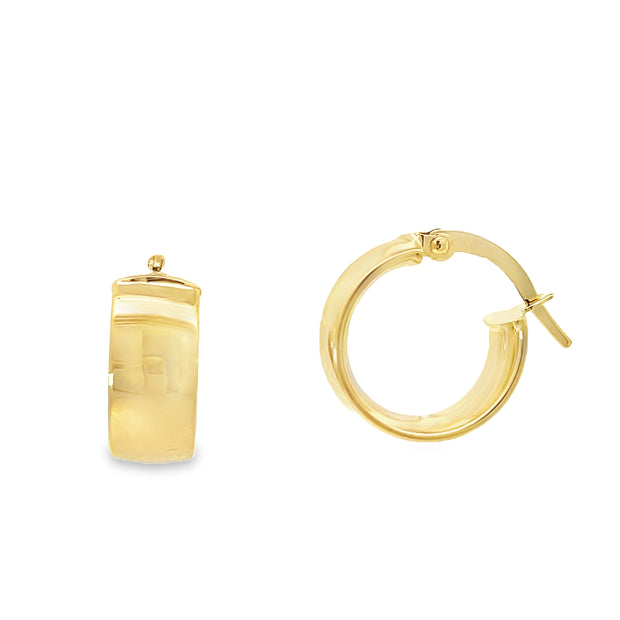 14 Karat Yellow Gold "Tabitha" Hoops