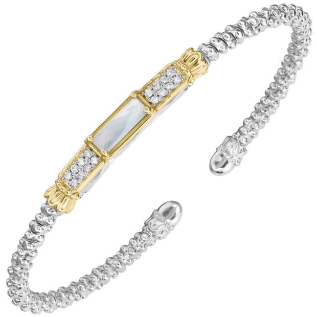 Vahan Sterling Silver & Yellow Gold Bracelet