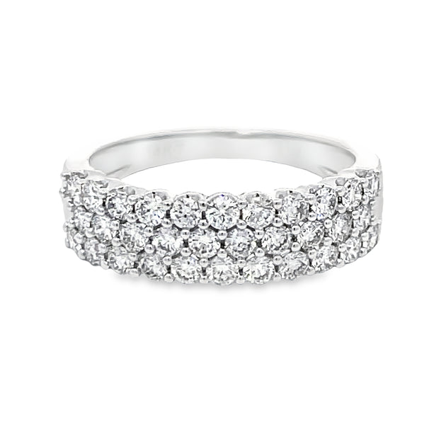 14 Karat White Gold Diamond Fashion Ring